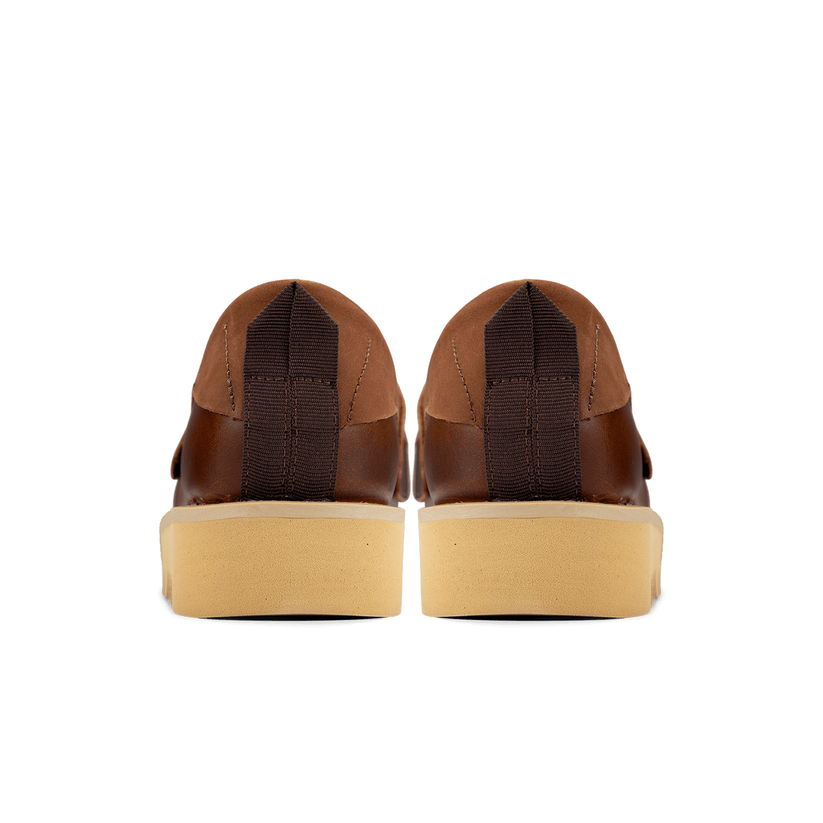 Garrison loafer in Sepia, heel view
