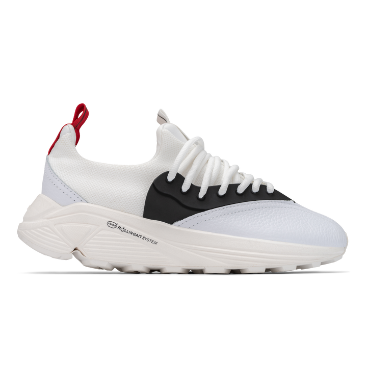 Cloudstryk Ace, white and black sneaker, vibram sole