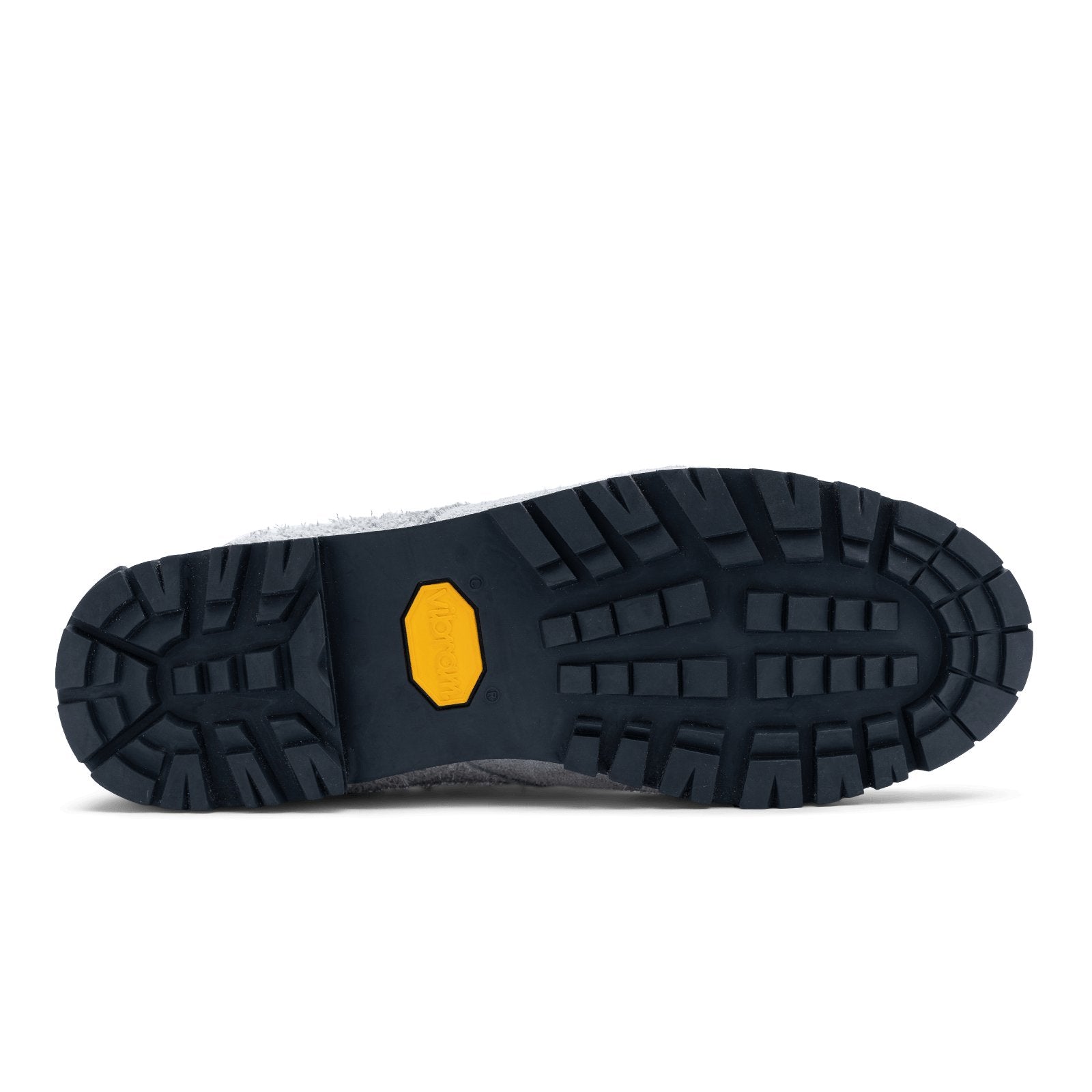 Vibram rubber sole / Approach / Lunar color features Light Grey colored hairy suede upper, gross grain webbing for laces. helastic heel detail, stretch mesh internal bootie, vintrage vibram hiking outsole and eva midsole.