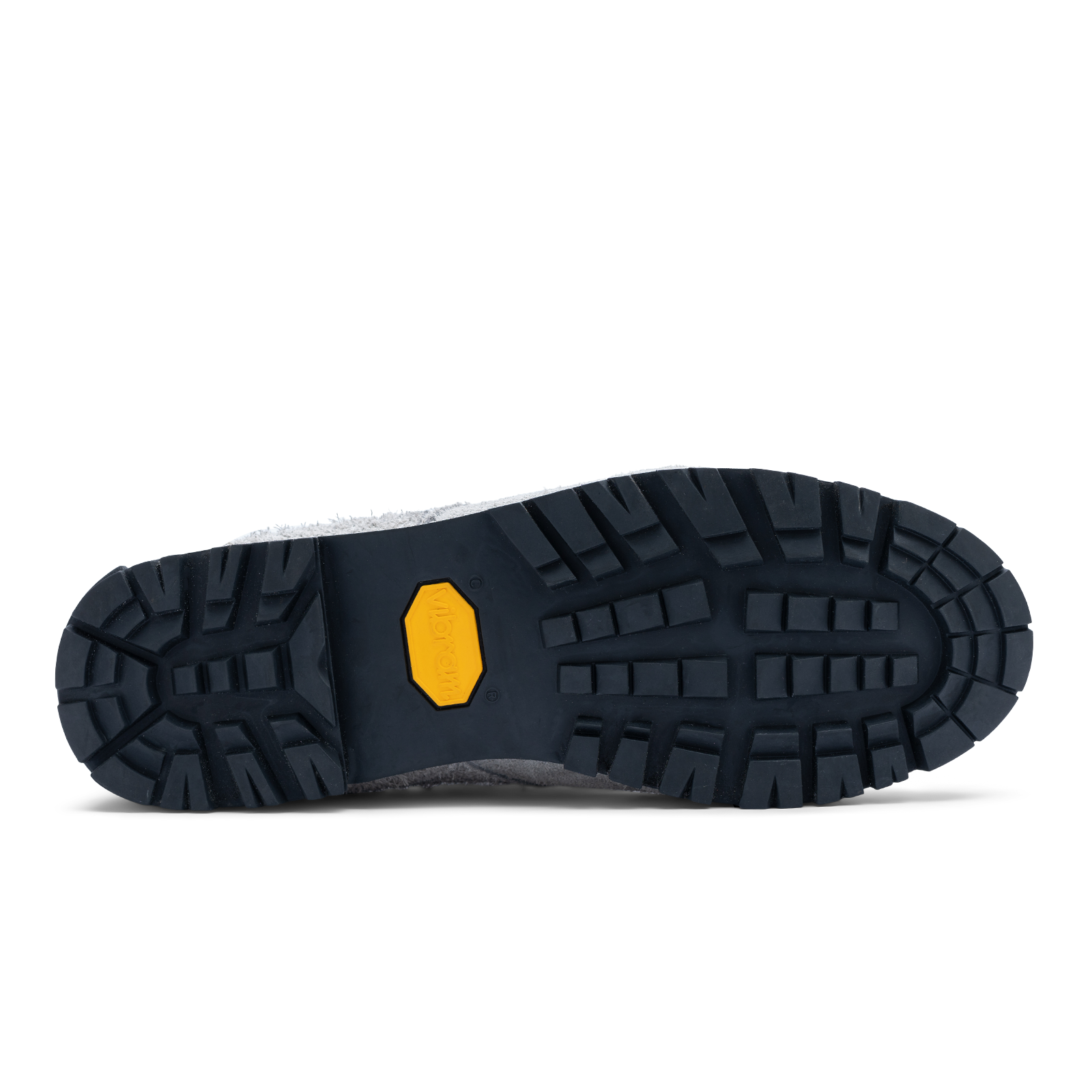 Vibram rubber sole / Approach / Lunar color features Light Grey colored hairy suede upper, gross grain webbing for laces. helastic heel detail, stretch mesh internal bootie, vintrage vibram hiking outsole and eva midsole.